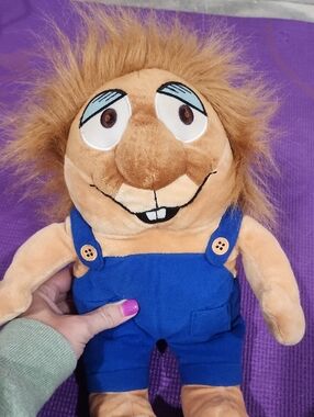 Plush LITTLE CRITTER KOHLS CARES Toy in Tan with Blue Overalls - Kids Toy